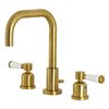 Kingston Brass FSC8933DPL Paris Widespread Bathroom Faucet W/Brass Pop-Up, Brass FSC8933DPL